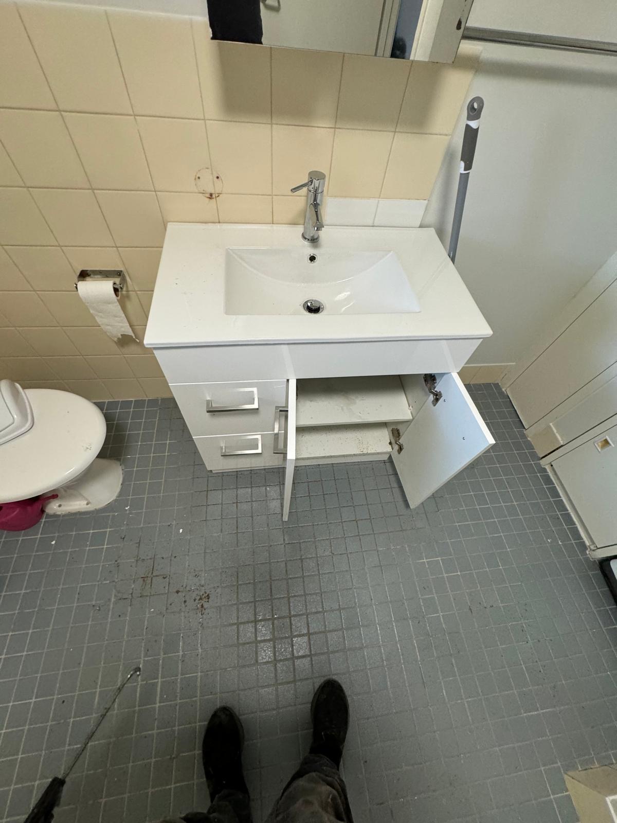 Completed plumbing work by M & A Roofing and Plumbing