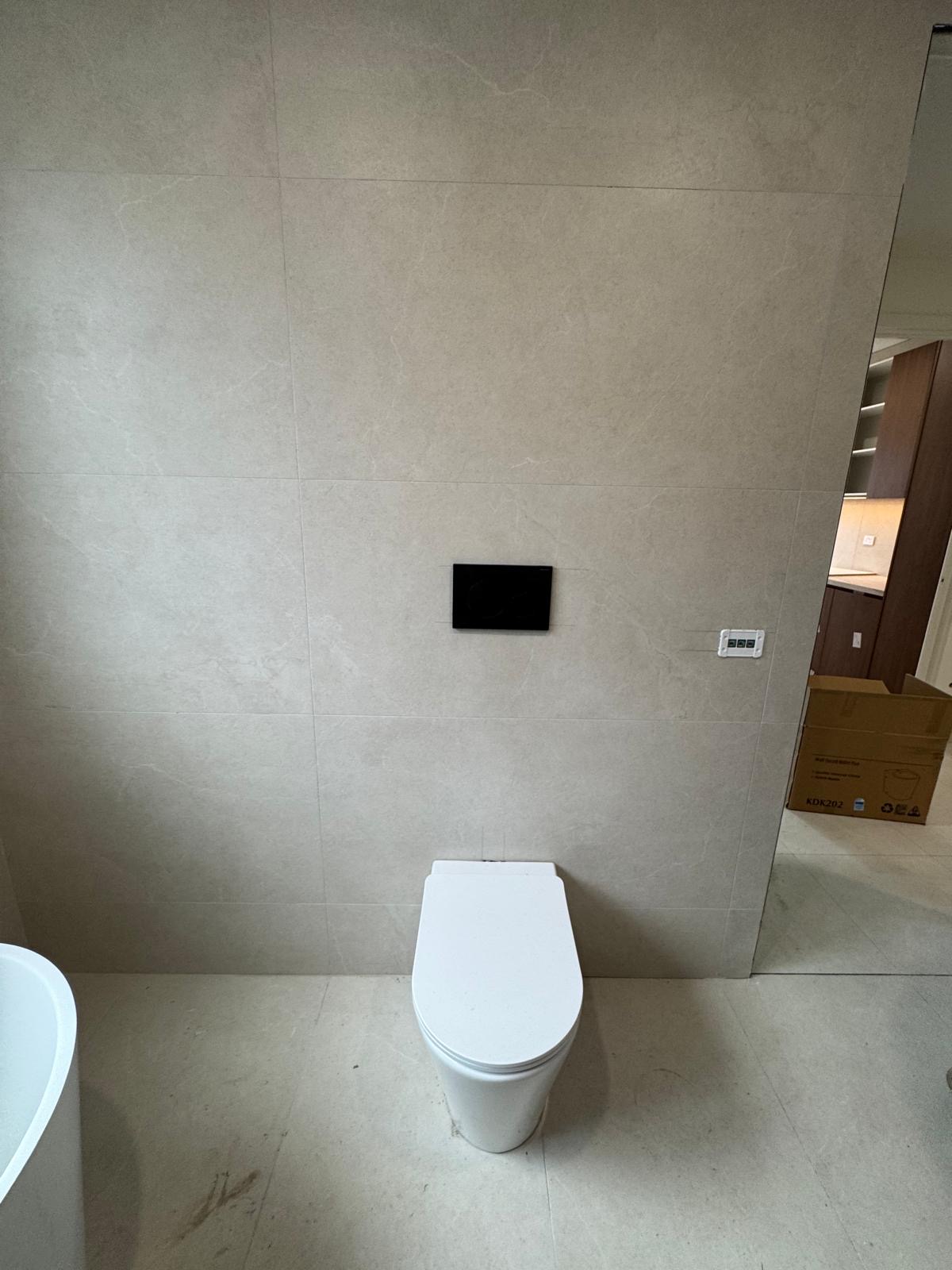 Completed plumbing work by M & A Roofing and Plumbing