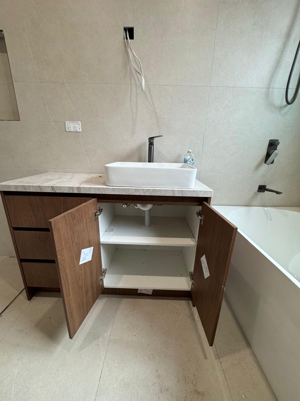 Completed plumbing work by M & A Roofing and Plumbing