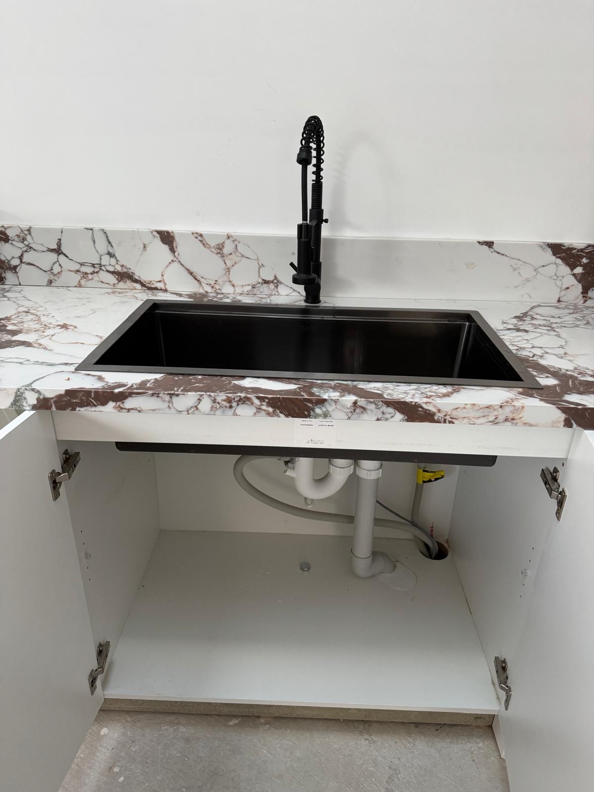 Completed plumbing work by M & A Roofing and Plumbing