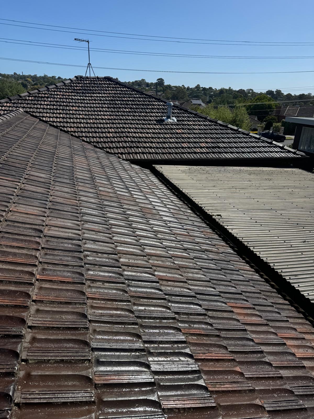 Completed roofing work by M & A Roofing and Plumbing