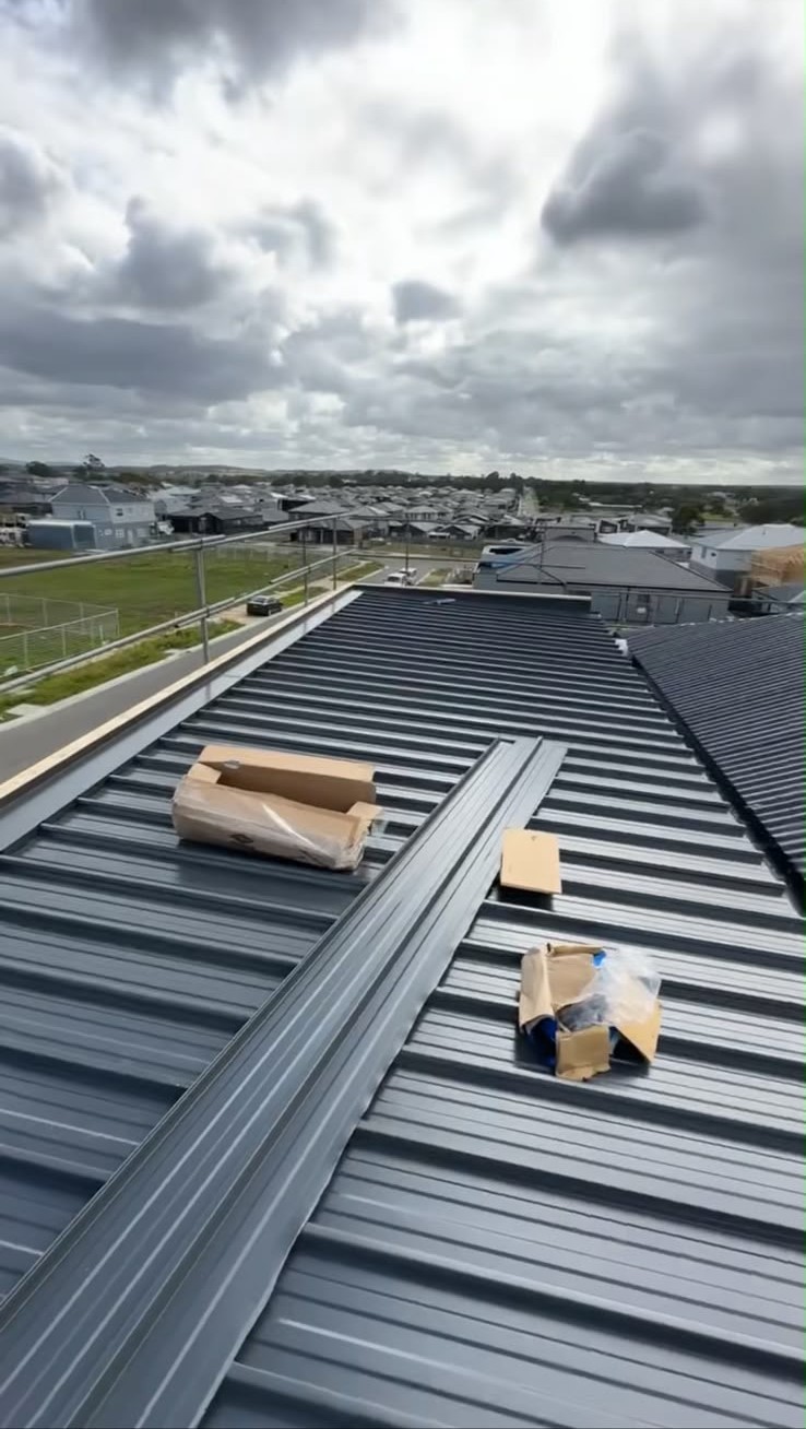 Completed roofing work by M & A Roofing and Plumbing