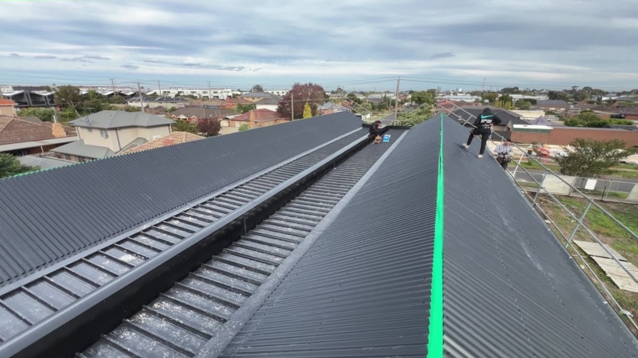 Completed roofing work by M & A Roofing and Plumbing