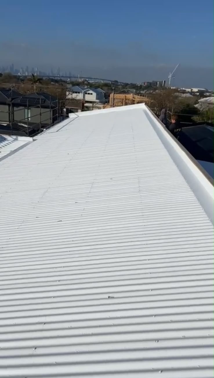 Completed roofing work by M & A Roofing and Plumbing